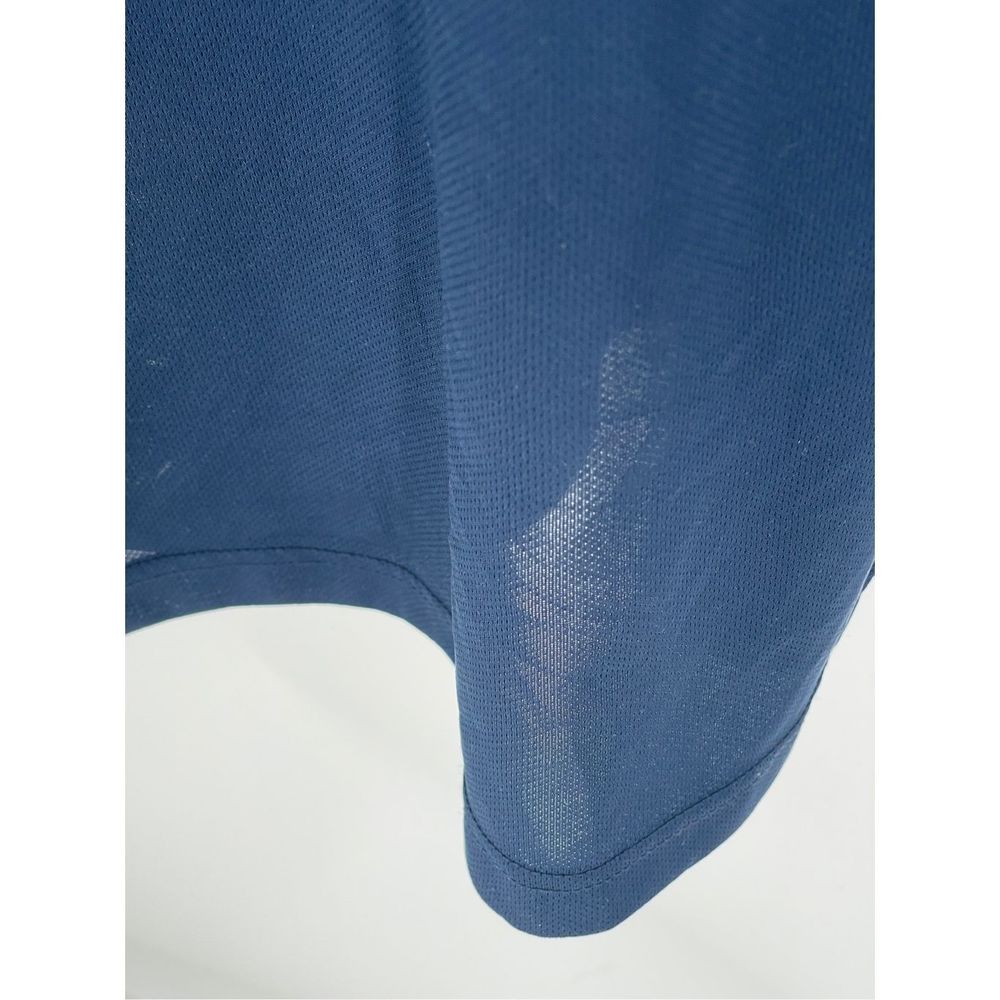 Adidas Short Sleeve Shirt Men’s Size XL Breathable Blue Logo Athletic Climacool - Picture 7 of 10